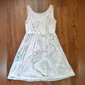 Adriana Papell NEW blush nude dress 14